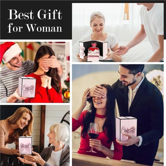 Cute and Romantic Mothers Day Preserved Roses Gifts for Her, Preserved Flower - Picture 5 of 6